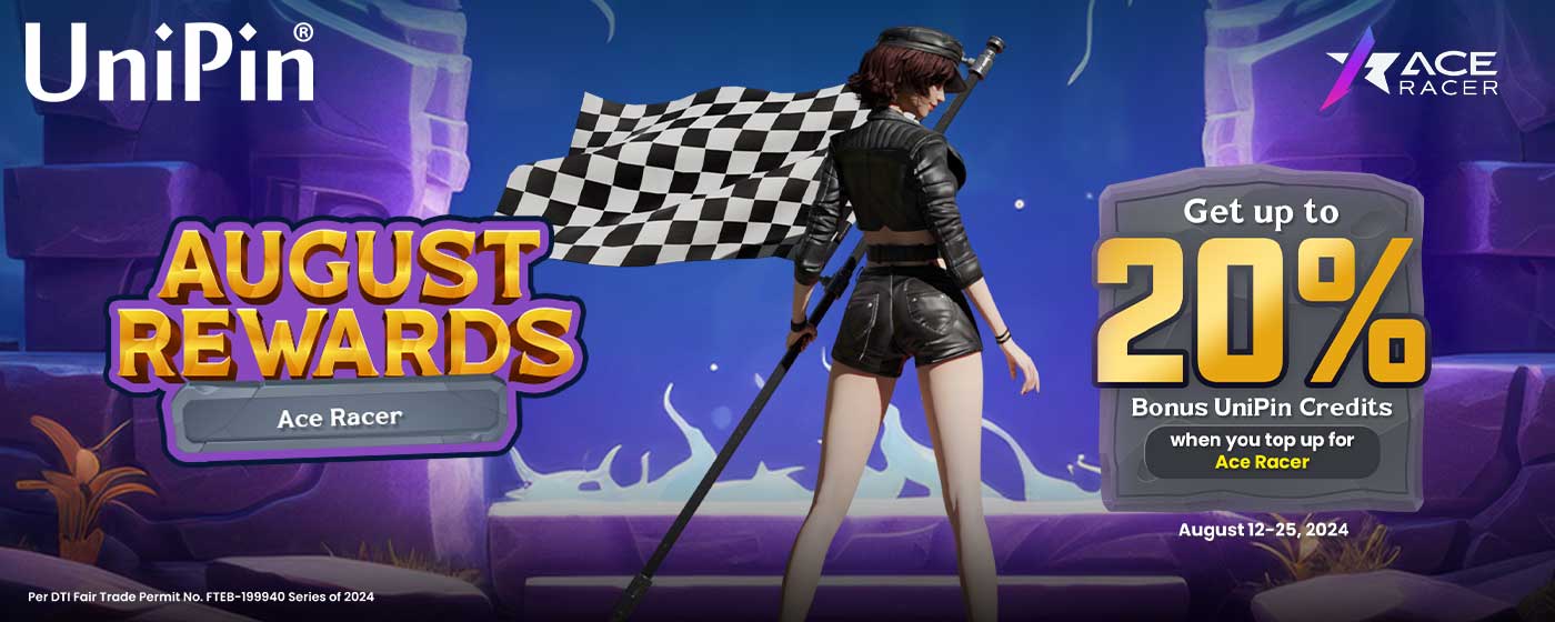 August Rewards: Ace Racer (PH)